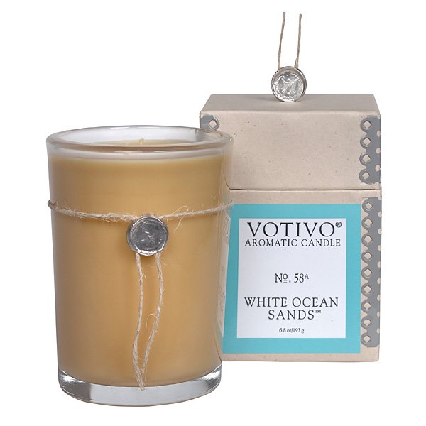 Votivo Aromatic Candle White Ocean Sands