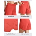 thumbnail image 6 of G4Free Chillwhisp Athletic Shorts for Women 4" - High Waist Lightweight Casual Running Shorts Built-in Liner with Pockets, 6 of 7