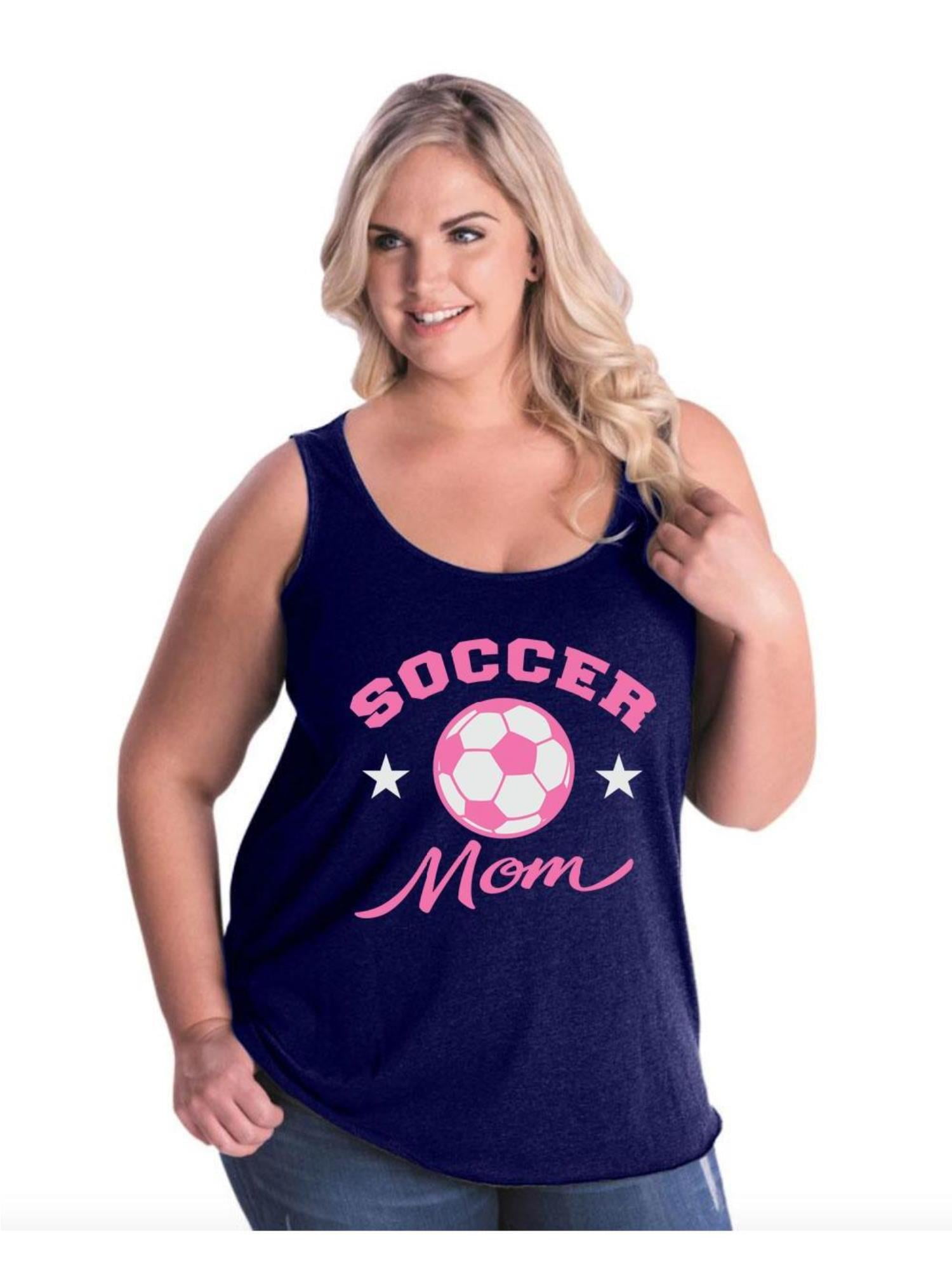 Iwpf Womens And Womens Plus Size Soccer Mom Curvy Tank Tops Up To