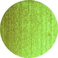 thumbnail image 1 of Ahgly Company Indoor Round Abstract Green Contemporary Area Rugs, 4' Round, 1 of 1