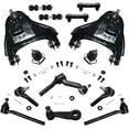 thumbnail image 2 of Detroit Axle - 4WD Front End Kit for Chevy GMC Jimmy S10 Blazer Sonoma Bravada Upper Control Arms w/Ball Joints Sway Bars Tie Rods Adjusting Sleeves Lower Ball Joints Idler Pitman Arm - 14pc Set, 2 of 4