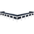 thumbnail image 3 of Meridian Furniture Nizuc Navy Outdoor Patio Modular Sectional, 3 of 8