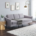 thumbnail image 6 of Divinity Sofa Gray Sofa, Modern Style, Seats up to 3, Plywood, Indoor Living, 6 of 12