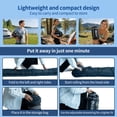 thumbnail image 5 of QEZER Sleeping Bag for Adults, Water-Resistant & Portable, 36°F–61°F Camping Gear, Envelope Design with Compression Sack, Lightweight for Backpacking & Outdoor Activities, 5 of 8