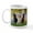 White, variant on CafePress - Monet's Garden & Lab Trio Mug - 11 oz Ceramic Mug - Novelty Coffee Tea Cup