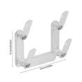 thumbnail image 3 of SLYNSHome Pot Lid Rack for Kitchen Clear Wall-mounted Cutting Board Shelf Pot Cover Storage Rack Kitchen Organizers and Storage, 3 of 7