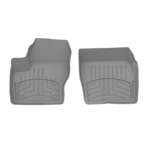 WeatherTech FloorLiner HP Custom Fit Floor Mats compatible with Escape, MKC, C-Max - 1st Row (Driver & Passenger), Grey