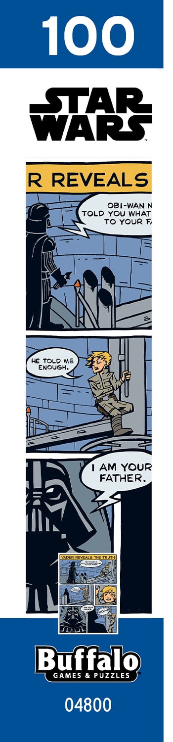 Buffalo Games Star Wars - I Am Your Father 100-Piece Interlocking Jigsaw Puzzle for Children Ages 6 and Up