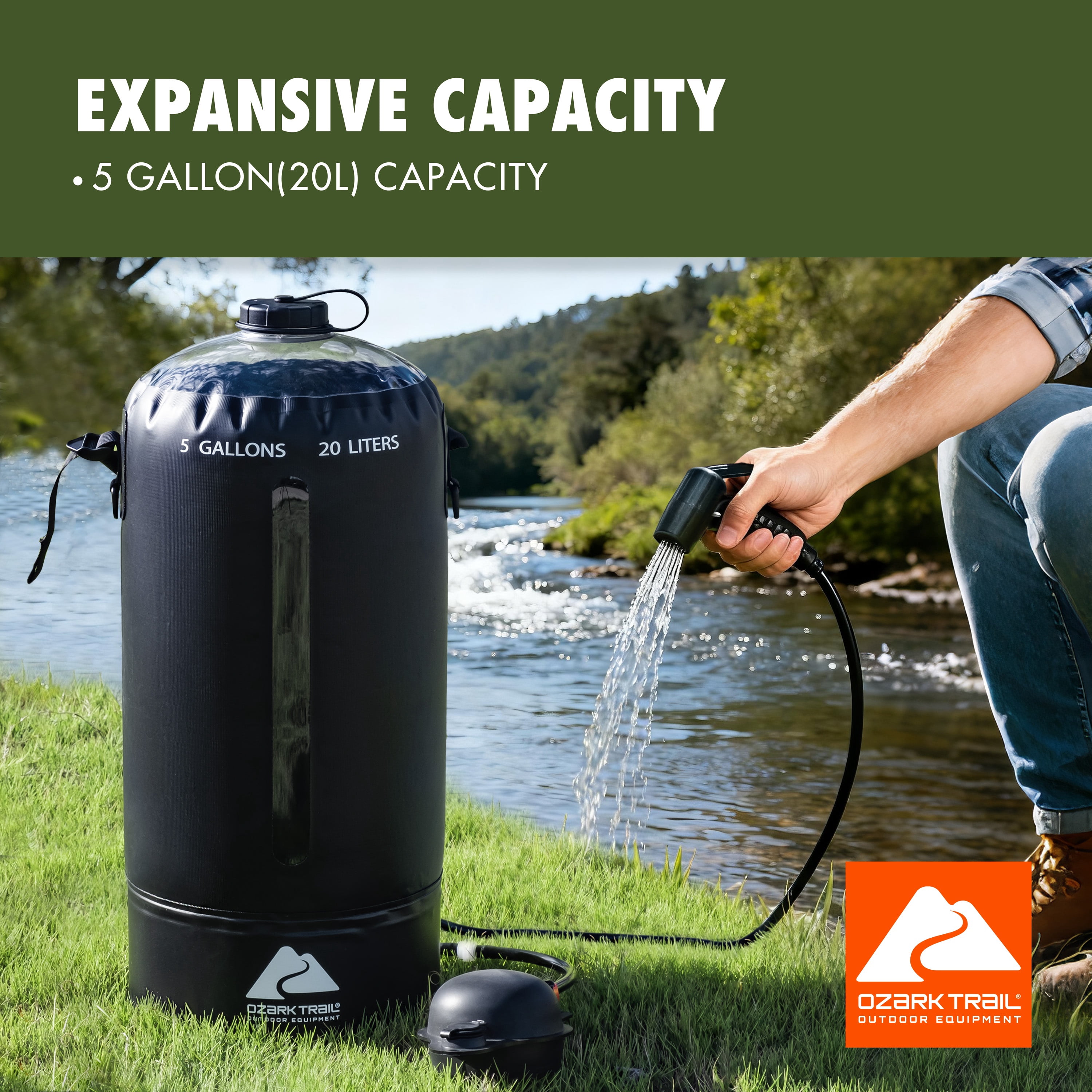 Ozark Trail 5 gal Portable Pump Shower