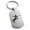Silver, variant on Stainless Steel Greek Mythology Centaur Engraved Dog Tag Keychain Keyring