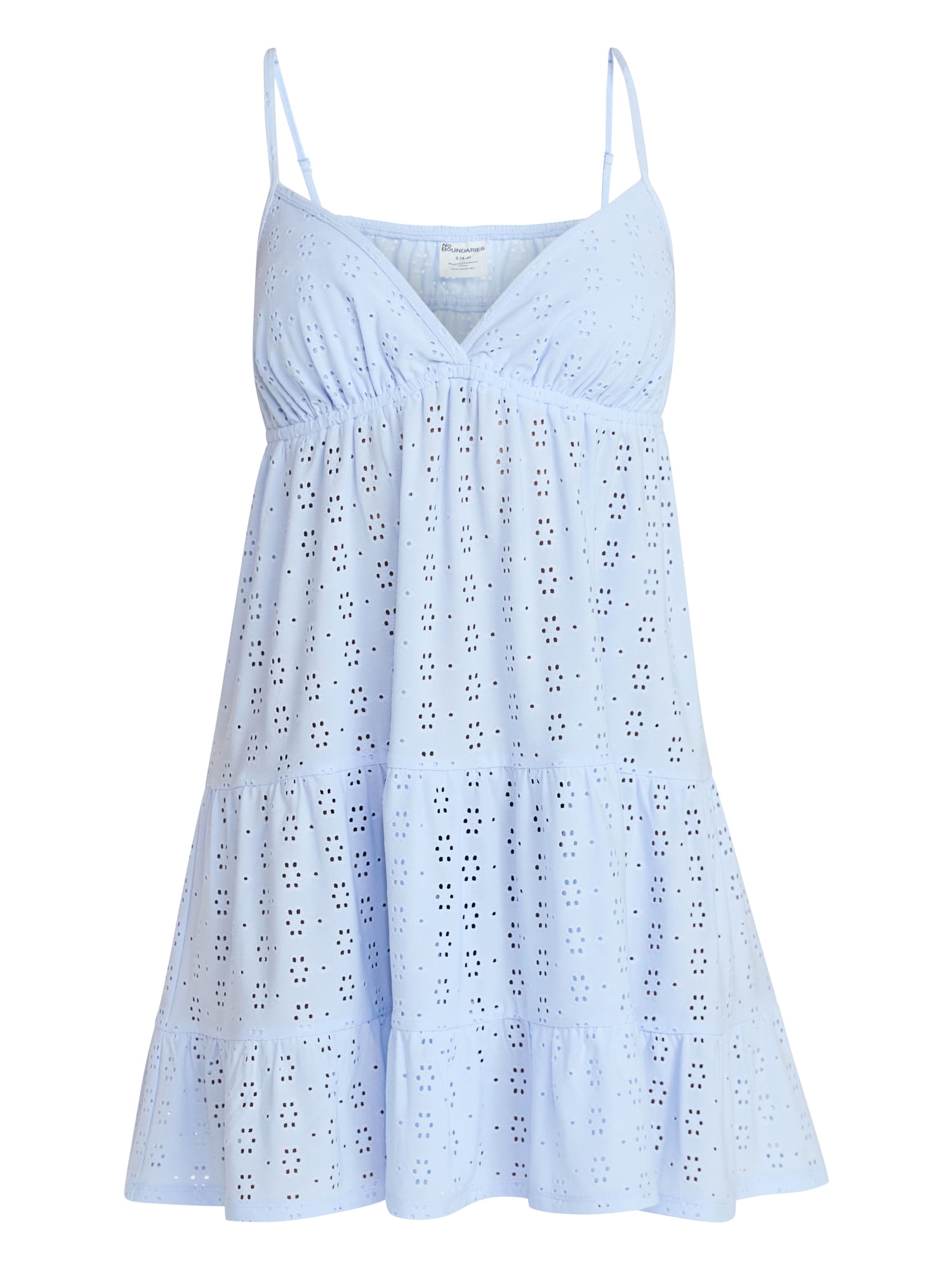 No Boundaries Tiered Cami Sleep Dress, Women's XS-XXL