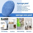 thumbnail image 5 of Microfiber Wax Applicator 12pcs Car Cleaning Polish Wax Foam Sponge Polishing Sponge, Blue, 5 of 5