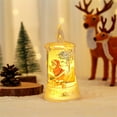 thumbnail image 5 of KOYPTL Christmas Electronic Candle Lights with Battery Operated,Simulation Flickering Flameless Candles,Night Light Decorations for Fireplace Bedroom Desktop Counter Christmas Thanksgiving Ornament, 5 of 6