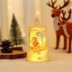 thumbnail image 4 of Christmas Led Electronic Candle Light Christmas Snowman Santa Claus Christmas Reindeer Decoration Luminous Night Light Mood Light Ornaments, 4 of 6