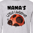 thumbnail image 4 of Inktastic Nana's Little Ladybug Long Sleeve Youth T-Shirt, 4 of 5