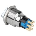 thumbnail image 3 of Stainless Steel Knob Switch Change Over Switch Transfer Switch for 19mm/0.75in Mounting, 3 of 7