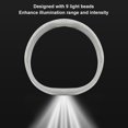 thumbnail image 3 of Bandeau de sport avec lampe frontale LED rechargeable, bandeau anti-transpiration pour hommes et femmes, pour course à pied, cyclisme, jogging, marche, 3 of 4