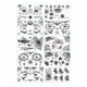 thumbnail image 1 of Halloween Decoración Pegatinas para la piel de Halloween, pegatinas para la piel de la herida, simulación de piel, cicatriz, piel, cuchillo, simulación, pegatina de piel imper(Buy 2 save 10%), 1 of 3