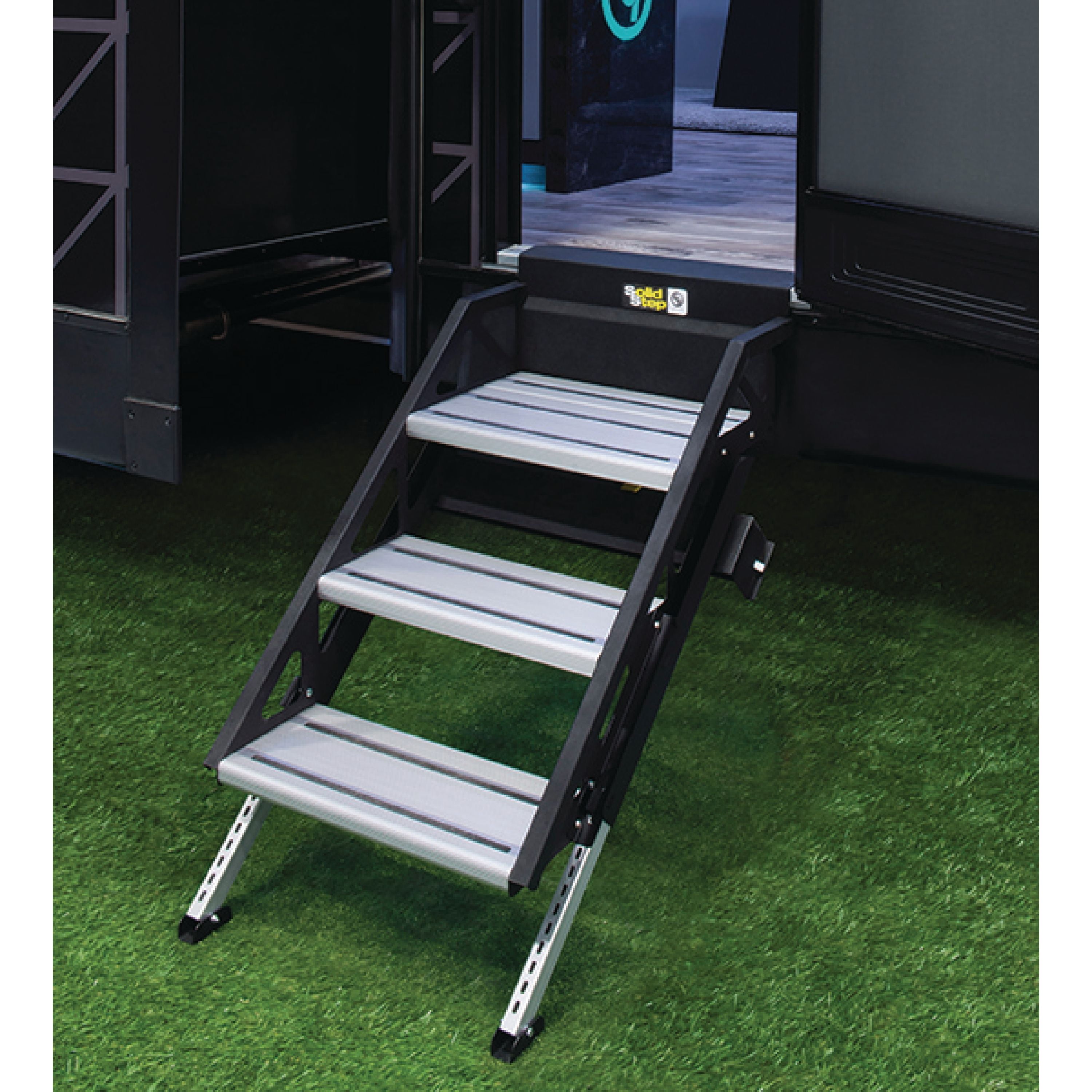 Lippert 678044 SolidStep Manual FoldDown Triple 30" RV Steps