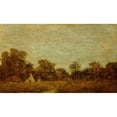thumbnail image 3 of Ralph Albert Blakelock 14x10 Black Modern Framed Museum Art Print Titled - Encampment at Sunset, 3 of 5