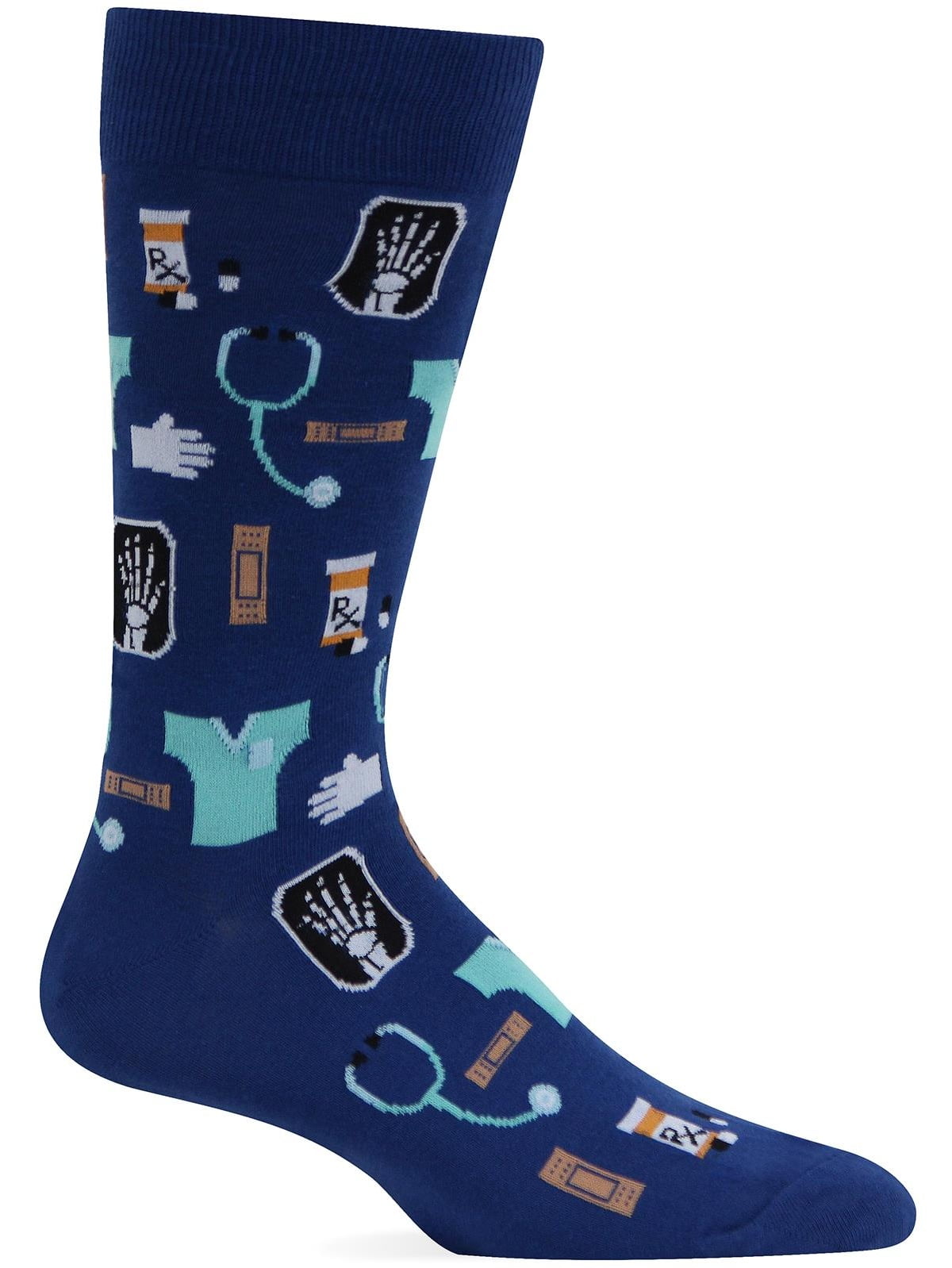 Hot Sox Medical Socks for Men. Novelty Socks for Doctors and Nurses