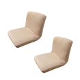 thumbnail image 1 of 2xUniversal Club Bar Taburete de comedor Silla con respaldo bajo Funda deslizante Asiento Champán Soledad Funda de la silla del comedor, 1 of 3