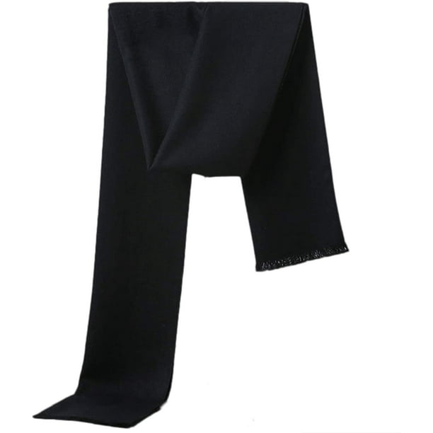Bufanda clásica de invierno para hombre, bufandas de cachemira para invierno, bufanda larga, lisa, de moda, formal, suave para hombre