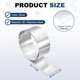 thumbnail image 2 of Rollo de Foil de Acero Inoxidable Uxcell 301, 0.3mm x 60mm x 1m, Tira de Foil Estrecha de Acero Inoxidable de Alta Elasticidad para Manualidades, Industria de Maquinaria, Shim de Soldadura, Plata, 2 of 7