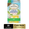 thumbnail image 3 of Twinings Cold Brewed Iced Tea Bags, Unsweetened Green Tea with Mint, 20 Count Box, 3 of 6