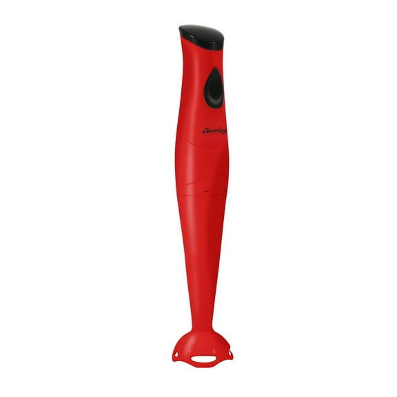 Americana by Elite EHB-2425R Hand Blender with Detachable Wand - Red
