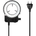 thumbnail image 1 of Microscopio de cuerpo electroóptico, anillo de luz LED, fuente de luz de microscopio, foco de brillo ajustable, anillo de luz blanco, negro, UE, 220V Kuyhfg Sin marca, 1 of 5