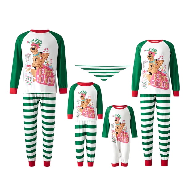 Conjunto de pijama navideño a juego para toda la familia Fiomva, ropa de dormir de manga larga para parejas, niños y bebés