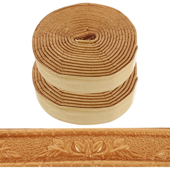 Moldura de 2 rollos moldura autoadhesiva ajustador de calma de calma para el borde del techo