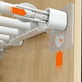 thumbnail image 2 of 10 x Shelf Support Adhesive Pegs Plastic Cabinet Shelf Support Clips Wall Hanger, 2 of 14