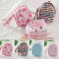 thumbnail image 2 of Women Mini Backpack Flamingo Coin Bag Wallet Pouch Purse Key Chain Keyring, 2 of 5