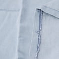 thumbnail image 5 of Patlollav Womens Summer Fashion Lace Up Waist Short Sleeve Zipper Sexy Pocket Slim Denim Dress, 5 of 6
