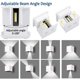 thumbnail image 2 of Lámpara de pared LED de 2 * 12W para interiores / exteriores de luz blanca, lámpara de pared LED moderna IP65, adecuada para dormitorio, escalera, jardín, terraza, habitación, etc. Zhivalor WLJ-2656, 2 of 4