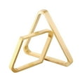 thumbnail image 1 of Juego de Estantes para Bolas de Billar Planas de 2 Piezas, Estantes para Bolas Triangulares, Sólidos para Accesorios, Suministros, Bolas Estándar, Jue Marrón DYNWAVEMX Estante Triángulo, 1 of 8