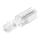 thumbnail image 1 of Desenredador de Cables Telefónicos, Desenredador de Cables Telefónicos 360° Anti Enredos, Blanco Transparente, 1 of 6