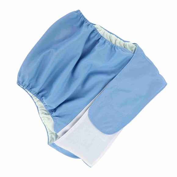 Pañal de Tela para adultos Impermlesbles de 4 Colores, Pañal Ajustable Reutilizable, Diseño de Suavidad de Piernas, Fácil de Usar, Adecuado para Pacientes Mayores, Incontinencia