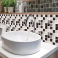 thumbnail image 3 of 20PCS Self Adhesive Backsplash Wall Stickers For Kitchen Self Adhesive Wall Tiles Bathroom Bathroom Self Adhesive Tile Wall Stickers Kitchen Mosaic Wall Stickers (10 X 10 CM), 3 of 5