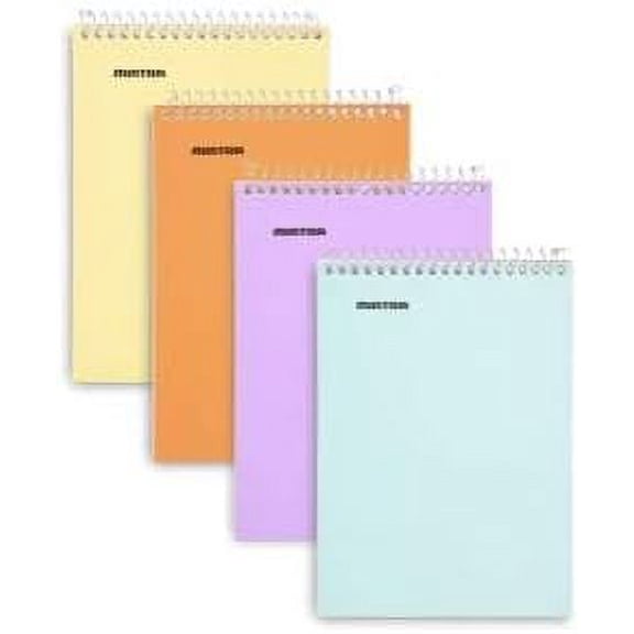 Office Small Spiral Notebooks (5x7 Top Spiral 4pk, Pastel)