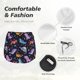 thumbnail image 4 of Balery Cartoon Dinosaur Pantalones cortos deportivos para mujer con forro y dos bolsillos, elásticos, para entrenamiento, gimnasio, yoga-X-Large, 4 of 7