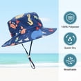thumbnail image 2 of American Trends UPF 50+ Baby Boy Sun Hat Sun Protective Cute Wide Brim Summer Kids Beach Bucket Hats Toddler Sun Hats for Girls Boys, 2 of 6