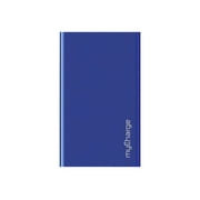 myCharge RazorPlus - Power bank - 3000 mAh - 1 A (USB) - on cable: Micro-USB - blue