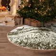 thumbnail image 5 of Balery Dutch Windmill Printed Christmas Tree Skirt , Merry Christmas Party Christmas Tree Decoration,Adjustable Tree Skirt-36", 5 of 6