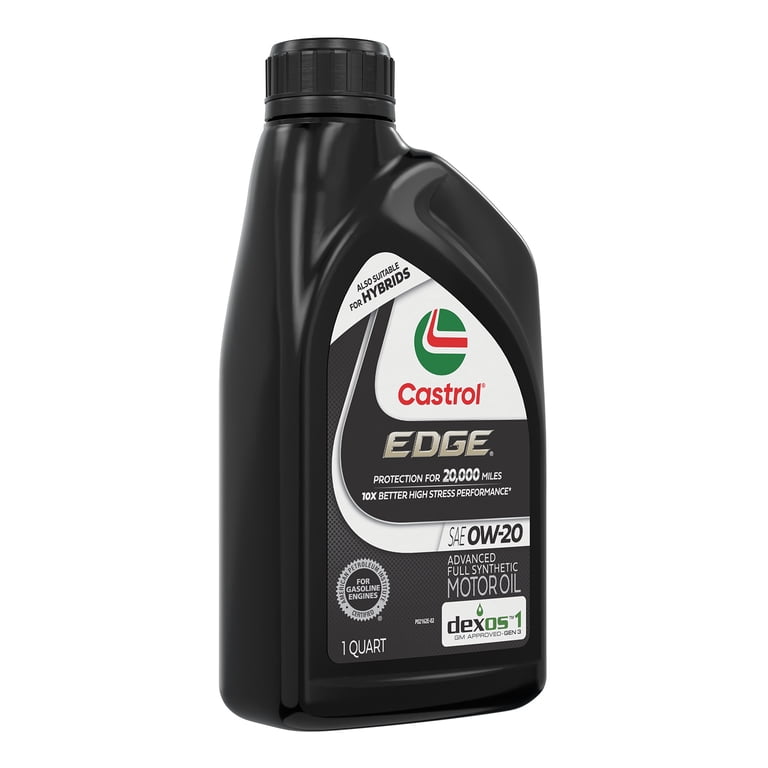 5 pack) Castrol EDGE 0W-20 Advanced Full Synthetic Motor Oil, 1