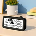 thumbnail image 5 of Digital Alarm Clocks For Bedrooms Large LED Display 3- Dimmer Battery Backup Alarms Gifts Elderly Heavy Sleepers Snooze, 5 of 7