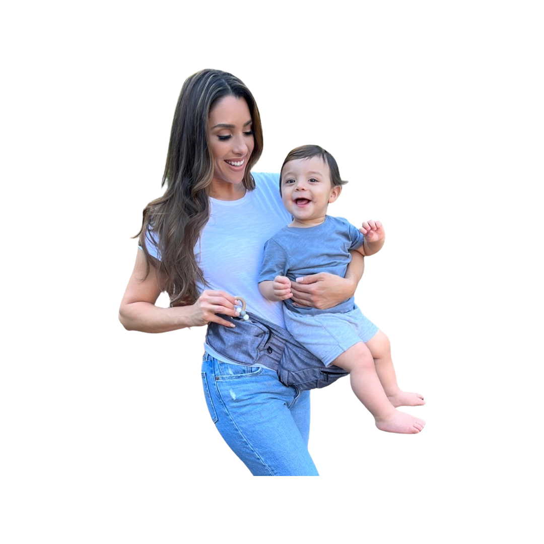 BABY ROOTS Hip Seat Carrier Safety Waist Stool Infant Waist Seat with