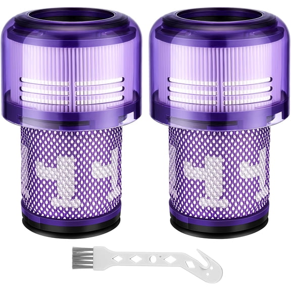2 Pack Filter Replacement for V12 Detect Slim, V12 Slim, SV30, SV34, SV35 Cordless Vacuum, Compare to Part 971517-01（NOT for SV12 & V15 Vacuum)